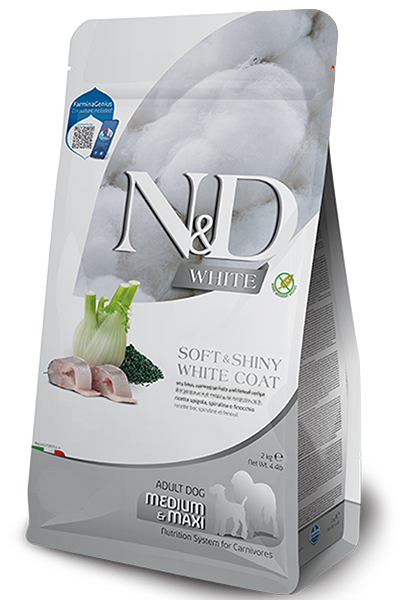 Farmina Pet Foods - Dog food - N&D White - Sea bass, Norwegian